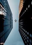 仰视天空建筑         