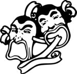 戏剧艺术矢量素材