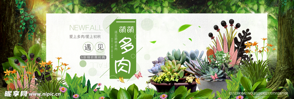 绿色植物背景