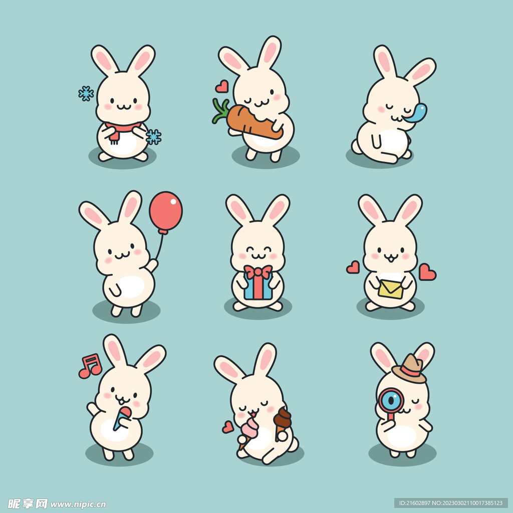 卡通兔子