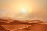 沙漠烈日当空