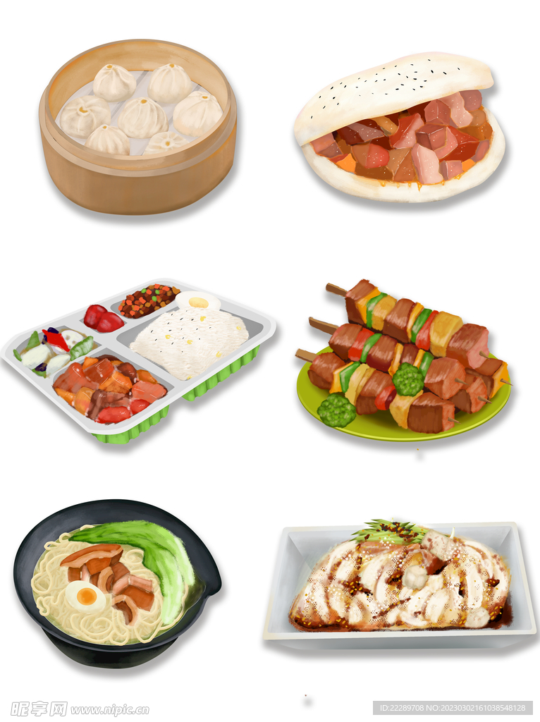 卡通食物