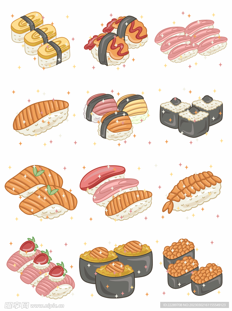 卡通食物
