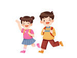 卡通上学