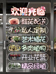 门窗玻璃花贴纸