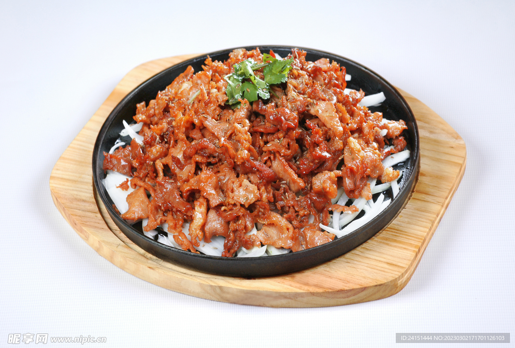 铁板羊肉