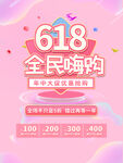 618特惠活动促销海报