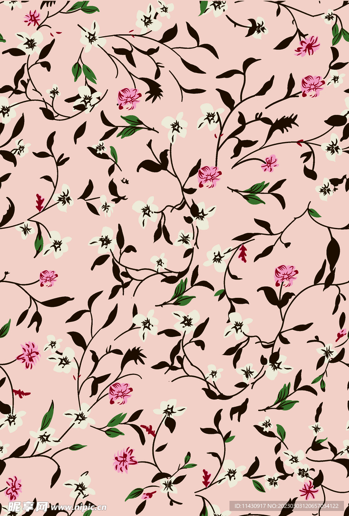 手绘花