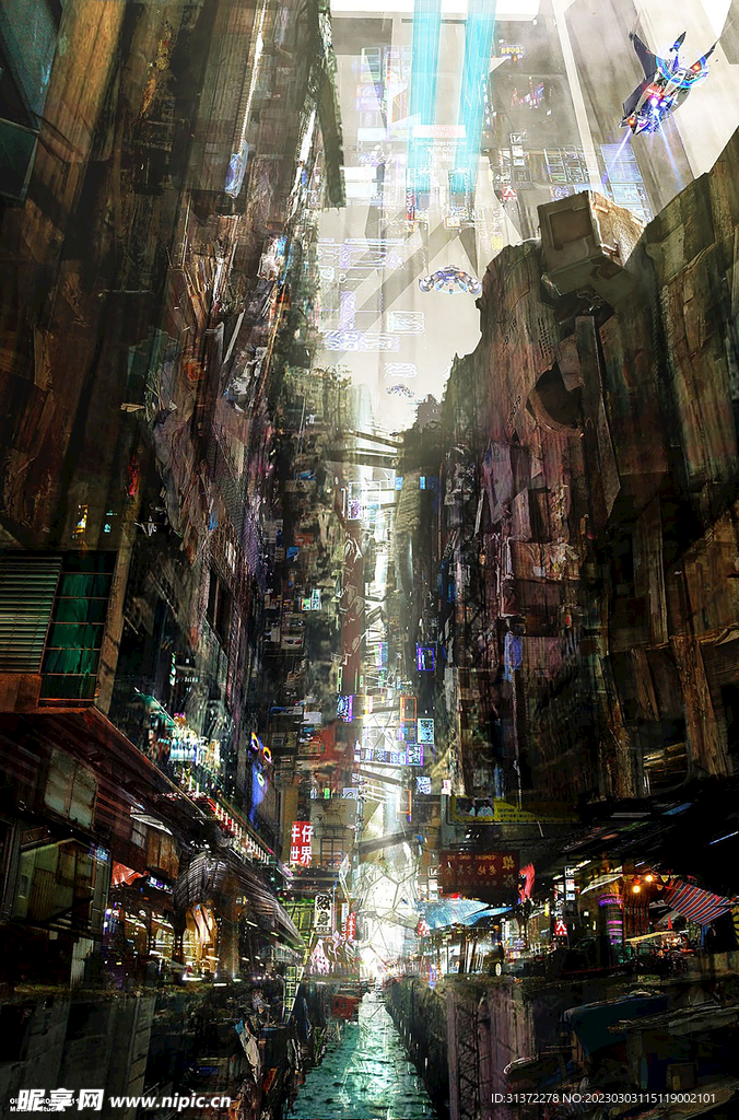 科幻场景图片
