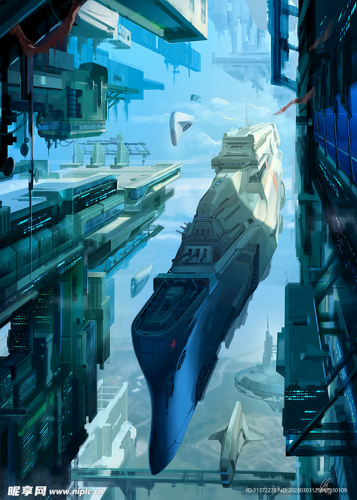  科幻场景图片