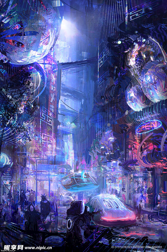科幻场景图片