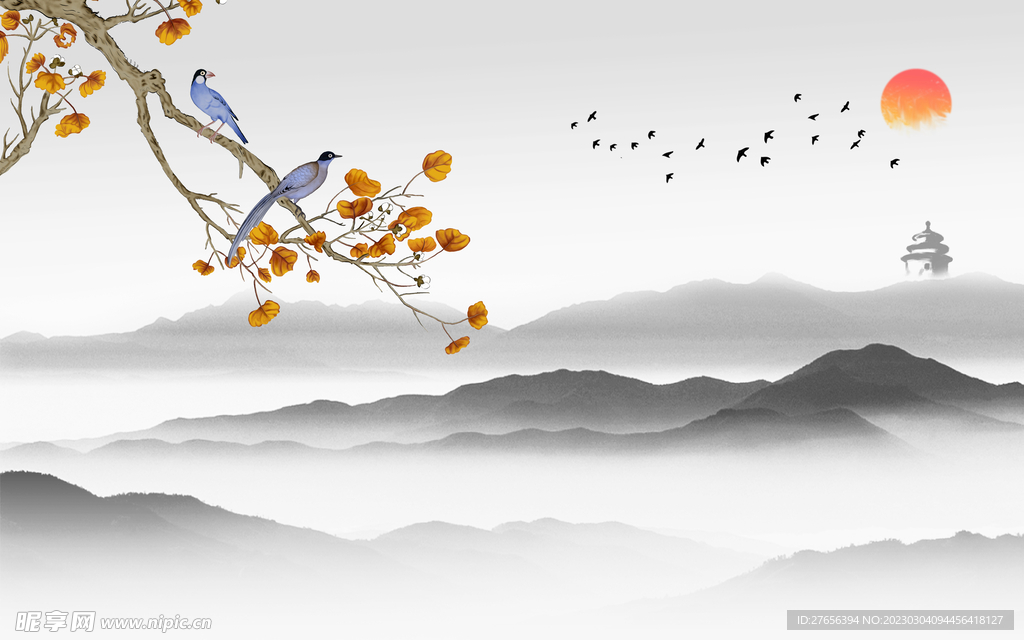 山水画 