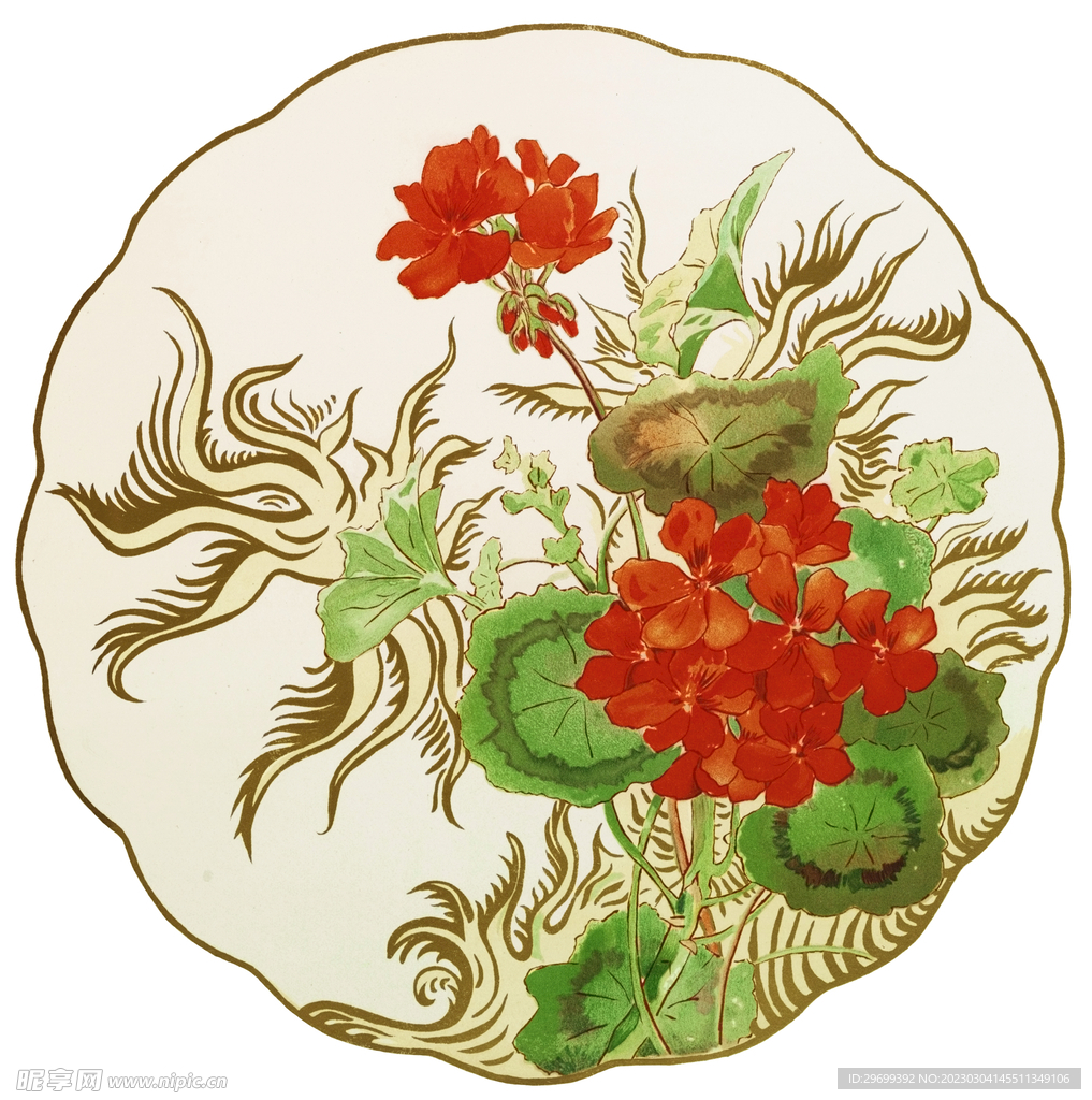 水彩花卉
