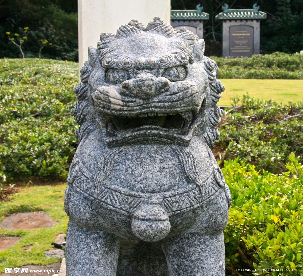 狮子雕塑 
