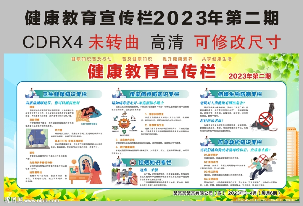 健康教育宣传栏2023年第二期