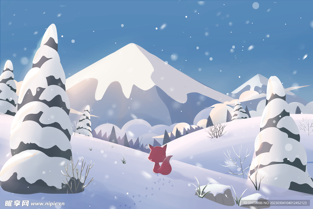 冬季雪景