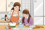 冬至包饺子