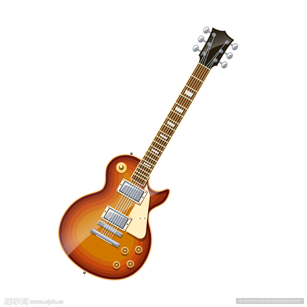 吉他AI圖案素材免費下載，圖片尺寸2000 × 2000px - Lovepik