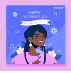 女神节插画