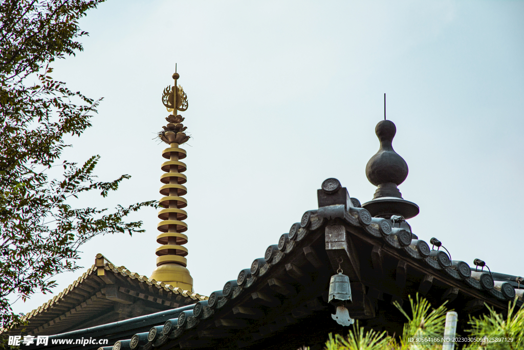 复古寺庙建筑