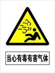 当心有毒有害气体