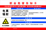 电离职业危害告知卡