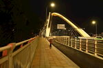 大桥夜景 跨江大桥 城市江边