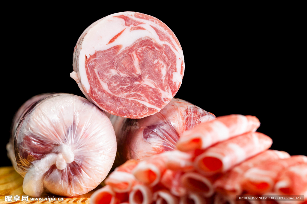 羊肉片  涮锅
