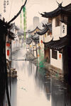 水墨江南