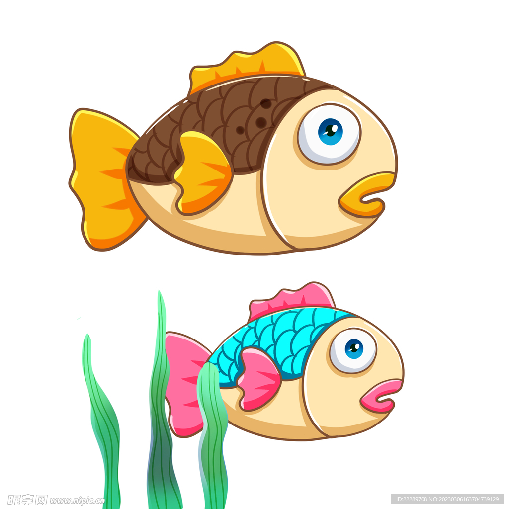 卡通鱼