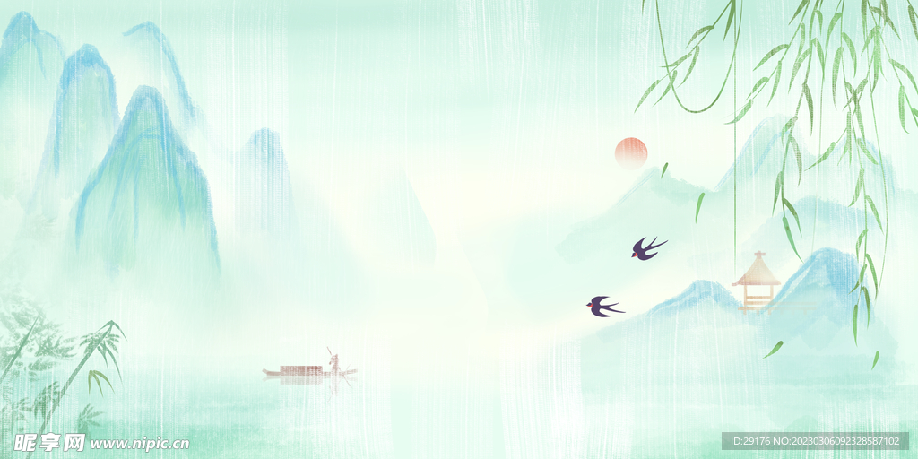 清明节插画