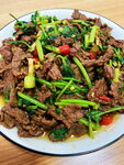 芹菜炒牛肉