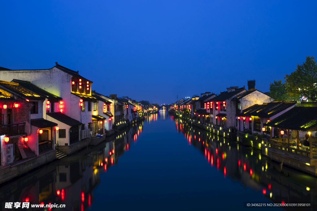 南长街 夜景 南下塘 古运河 