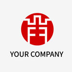 鼎字长城传统logo设计