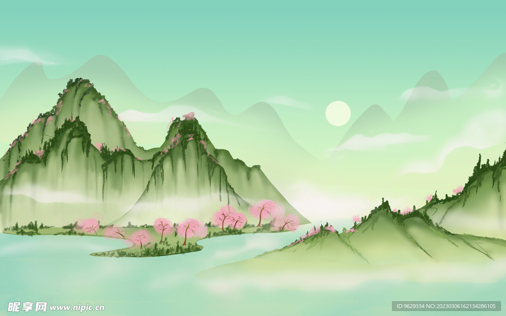 山水画