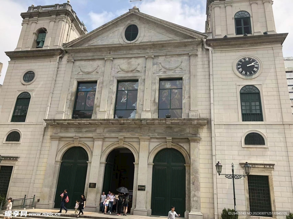 澳门 特色 建筑 葡萄牙 剧院