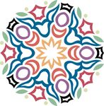 春季春天复古印花图案图形背景
