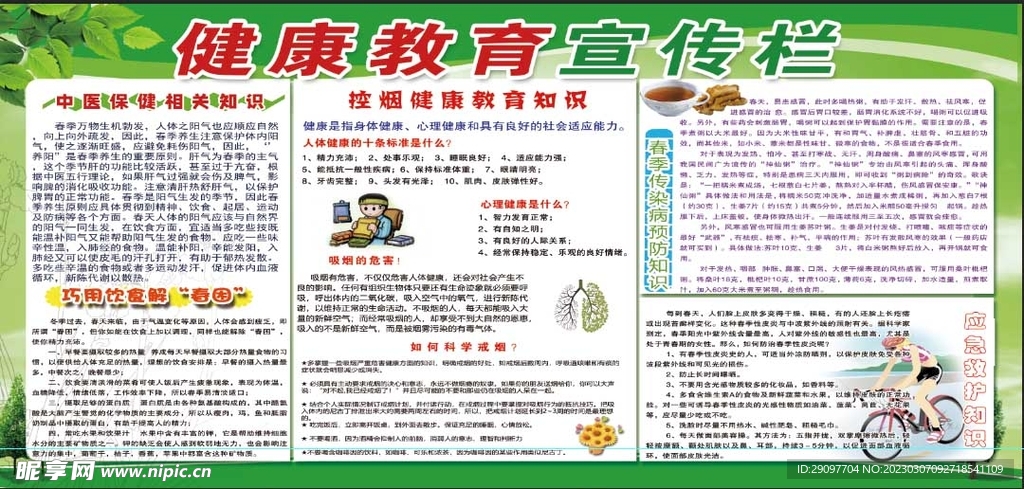 健康宣传栏