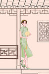 旗袍女人