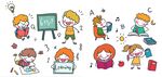 卡通学生