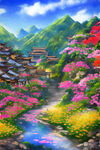 风景插画