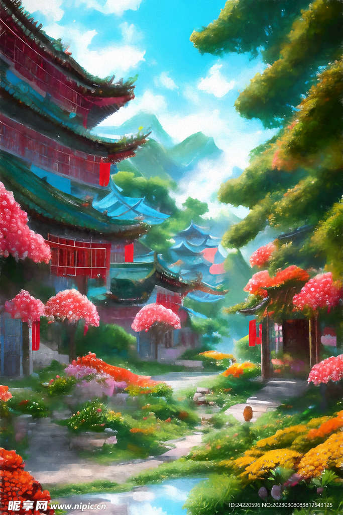 风景插画