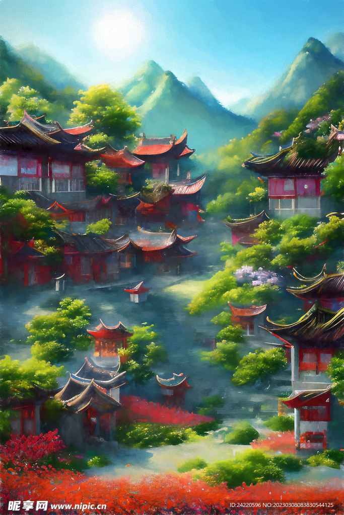 风景插画