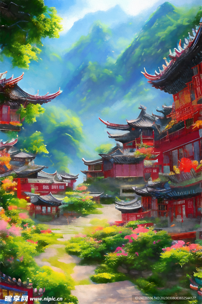 风景插画