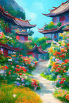 风景插画