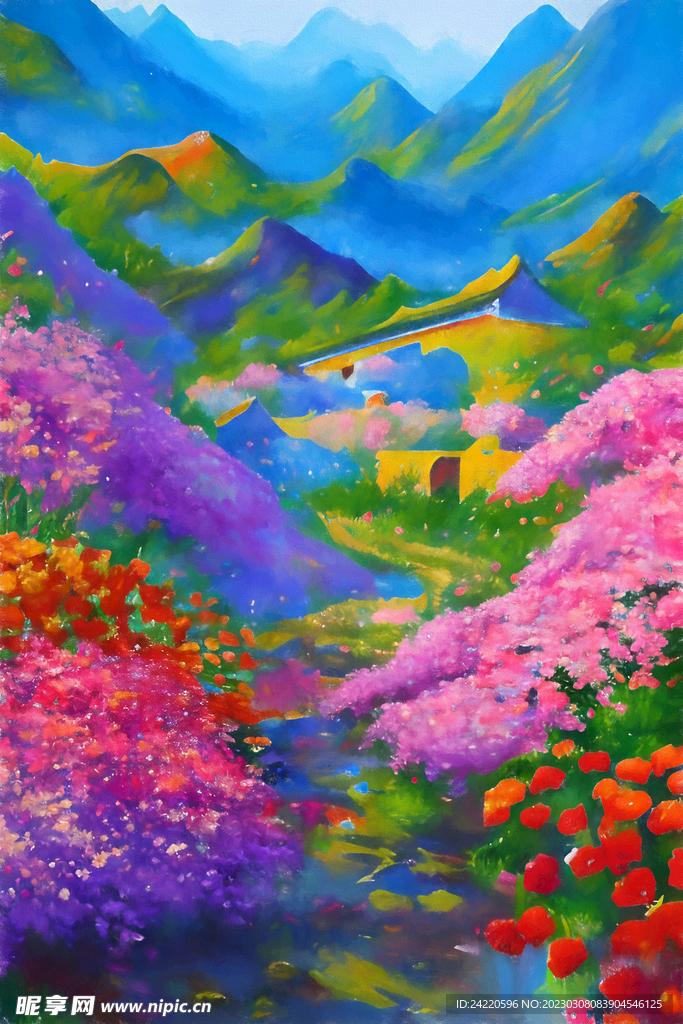风景插画