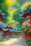 风景插画