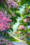风景插画