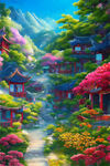 风景插画