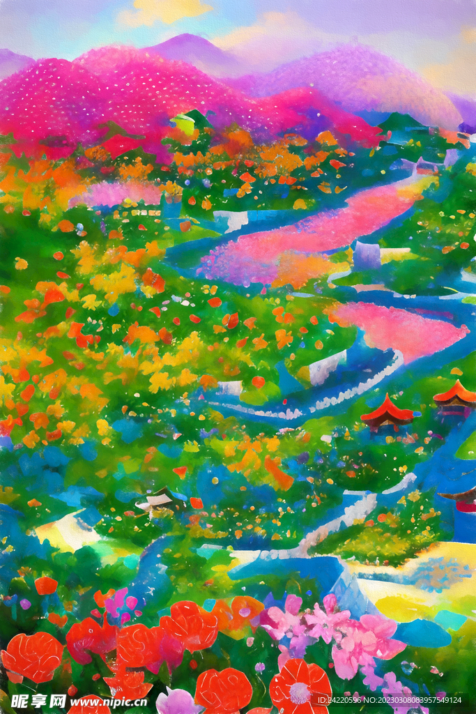 风景插画